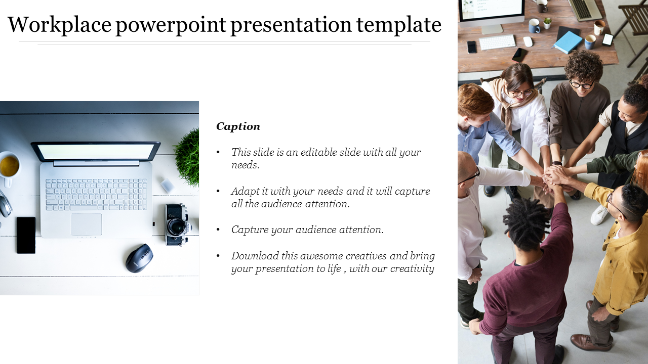 Workplace powerpoint presentation template  